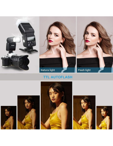 Flash Godox TT350O para cámaras Olympus y Panasonic, TTL 2.4G