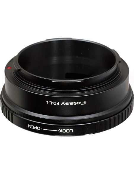 Adaptador de lente Fotasy FD a L para cámaras sin espejo