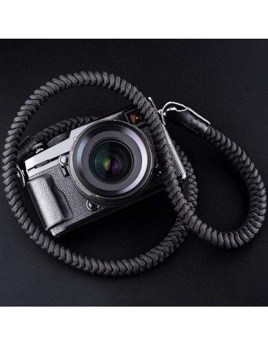 Correa para cámara AQAREA 104 cm negra, soporte 20.41 kg