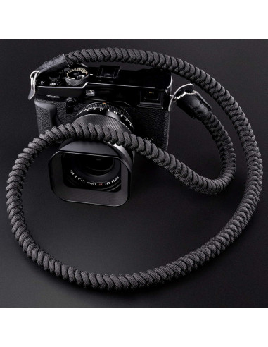 Correa para cámara AQAREA 104 cm negra, soporte 20.41 kg