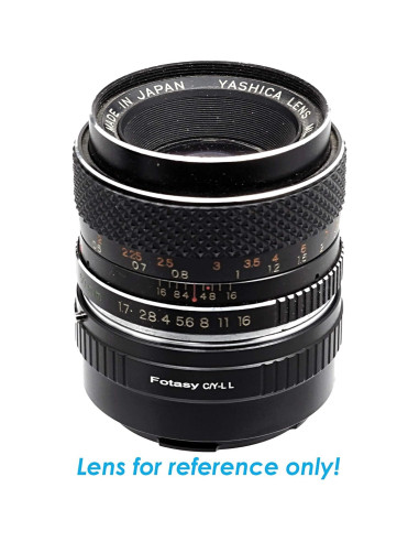 Adaptador Fotasy CY a L para Lentes Contax Yashica - Enfoque Infinito