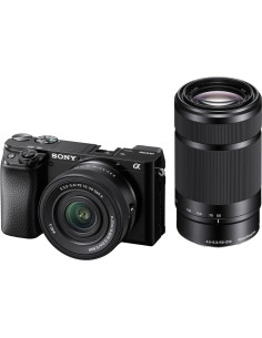 Cámara Sin Espejo Sony Alpha a6100 con Lentes 16-50mm y 55-210mm 2