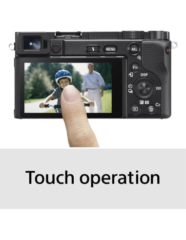 Cámara Sin Espejo Sony Alpha a6100 con Lentes 16-50mm y 55-210mm