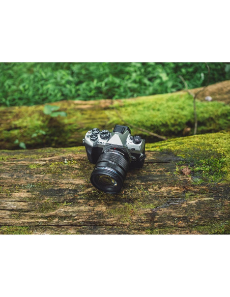 Cámara sin Espejo OM SYSTEM OM-5 Mark II Plateada con Lente 12-45mm