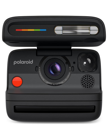 Cámara Instantánea Polaroid Flip + 16 Fotos de Color - Negro