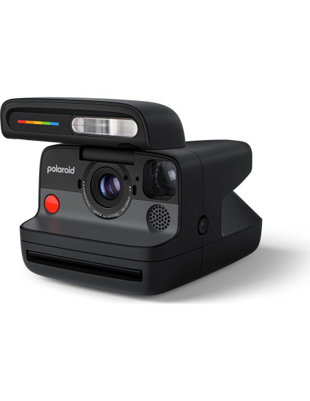 Cámara Instantánea Polaroid Flip + 16 Fotos de Color - Negro