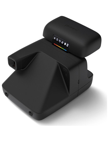 Cámara Instantánea Polaroid Flip + 16 Fotos de Color - Negro