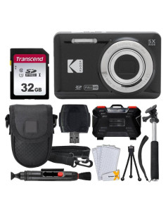 Cámara Digital Kodak PIXPRO FZ55 16MP + Accesorios Completo