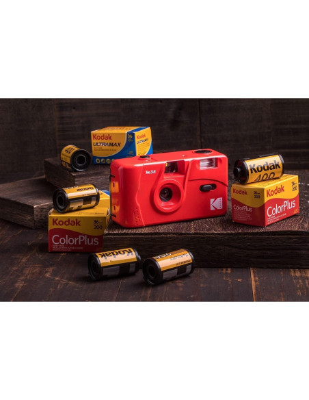Cámara de película Kodak M35 Reutilizable 35mm Flash Integrado