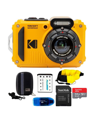 Cámara Digital Impermeable KODAK PIXPRO WPZ2 16.35MP Amarillo