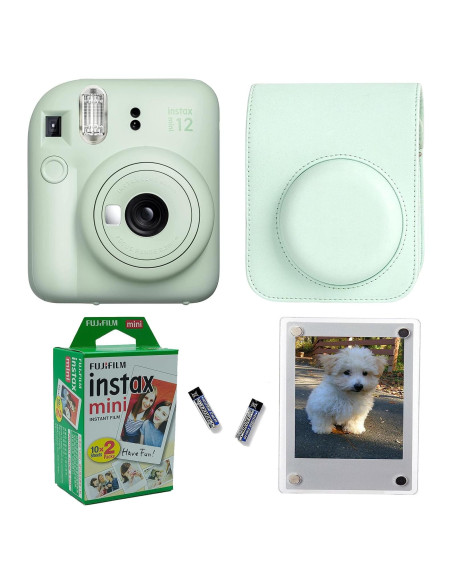 Cámara Instantánea Fujifilm Instax Mini 12 + Funda y Marcos