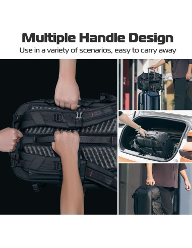 Mochila Profesional ULANZI BP09 para Cámara DSLR y Laptop 16"