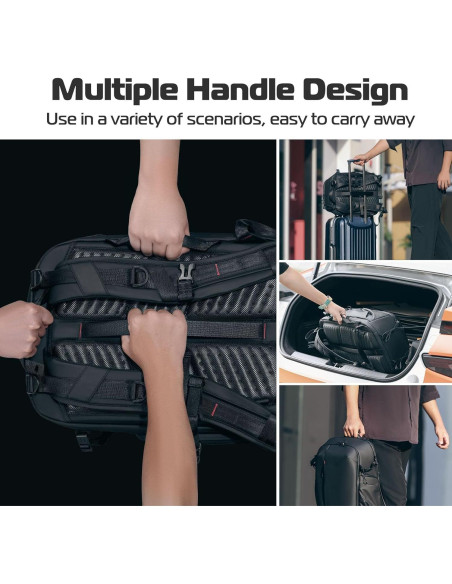 Mochila Profesional ULANZI BP09 para Cámara DSLR y Laptop 16"