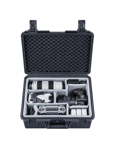 Estuche Duro Impermeable Lykus PVC1 para Cámaras y Drones