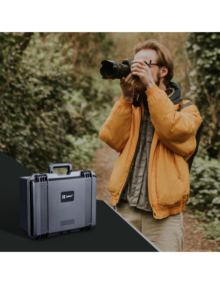 Estuche Duro Impermeable Lykus PVC1 para Cámaras y Drones