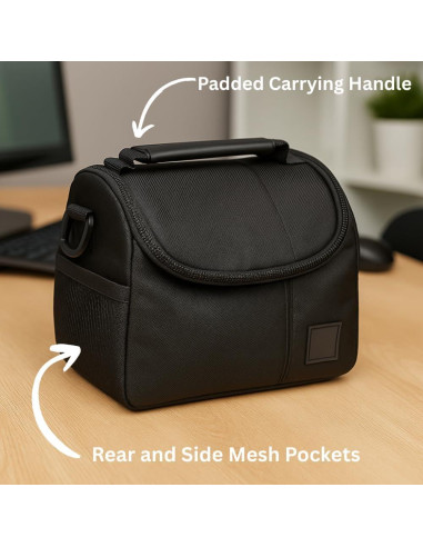 Bolsa de cámara acolchada mediana eCostConnection para DSLR