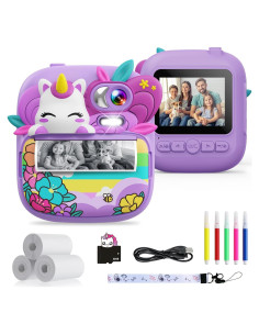 Cámara Instantánea TIATUA S10 para Niños 3 a 14 Años - Púrpura