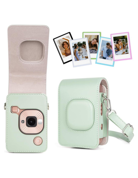 Funda Protectora HIYQIN para Fujifilm Instax Mini LiPLAY - Verde Matcha