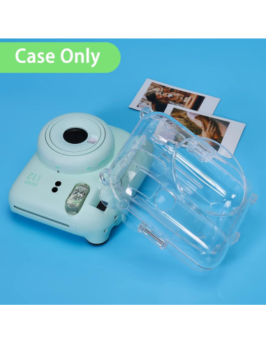 Funda Transparente Aenllosi para Fujifilm Instax Mini 12 - Protección y Almacenamiento