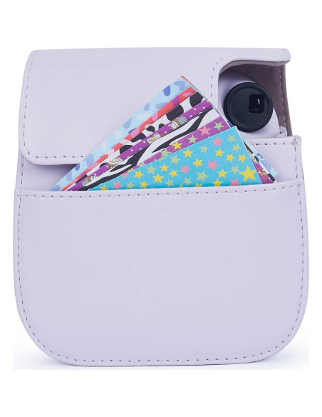 Funda Protectora para Cámara Fujifilm Instax Mini 12/11 - PU Lila