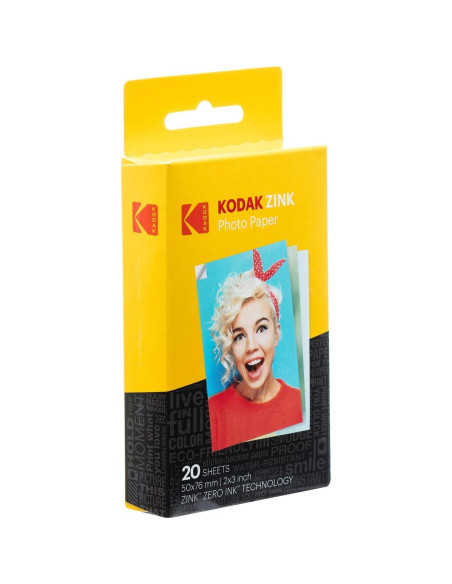 Impresora de Fotos Instantáneas KODAK Step Rosa 2x3 Bluetooth