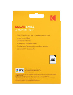 Papel Fotográfico Zink Kodak 7.6x10.2 cm (40 Hojas) Premium 2