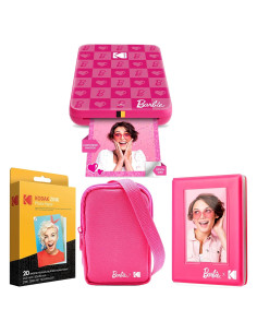 Impresora Móvil Instantánea KODAK Barbie Slim Rosa + Papel ZINK