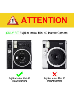 Funda Protectora PVC para Cámara Fujifilm Instax Mini 40 2