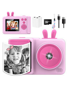 Cámara Instantánea Digital Infantil SSA KC6 12MP Rosa