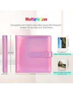Álbum de Fotos 256 Bolsillos para Fujifilm Instax y Polaroid 2