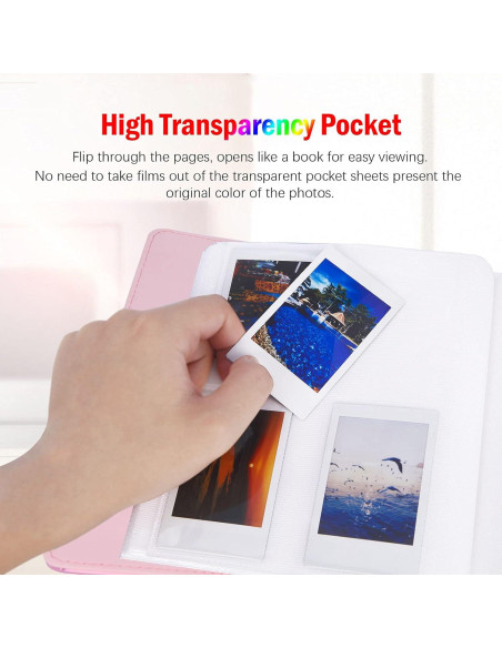 Álbum de Fotos 256 Bolsillos para Fujifilm Instax y Polaroid