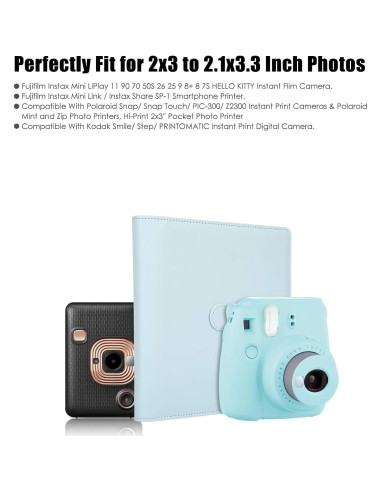 Álbum de Fotos Veicevol 256 Bolsillos para Fujifilm Instax