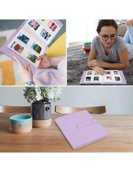 Álbum de Fotos Veicevol 256 Bolsillos para Fujifilm Instax