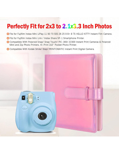 Álbum de Fotos 256 Bolsillos para Fujifilm Instax y Polaroid