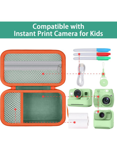 Funda Dura Verde Menta para Cámara Infantil ESOXOFFORE