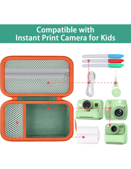 Funda Dura Verde Menta para Cámara Infantil ESOXOFFORE