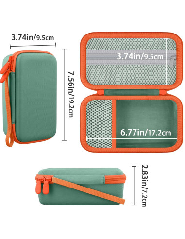 Funda Dura Verde Menta para Cámara Infantil ESOXOFFORE