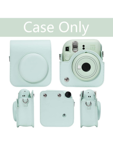 Funda Protectora Aenllosi para Fujifilm Instax Mini 11/12 Verde Menta