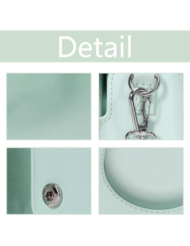 Funda Protectora Aenllosi para Fujifilm Instax Mini 11/12 Verde Menta