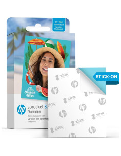 Papel Fotográfico Zink HP Sprocket 8.9x10.8 cm - 20 Unidades 2