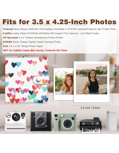 Bolsa de Cámara Polaroid Fintie con Álbum 52 Películas