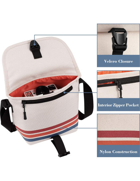 Bolsa de Cámara Fintie para Polaroid + Álbum 52 Fotos