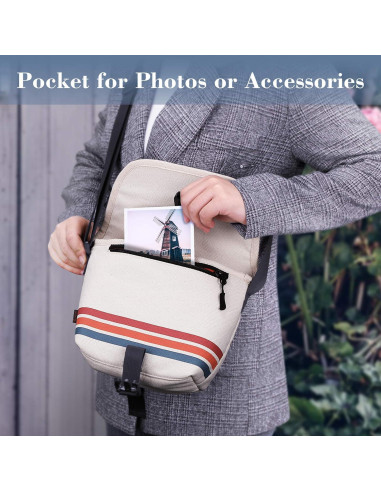 Bolsa de Cámara Fintie para Polaroid + Álbum 52 Fotos