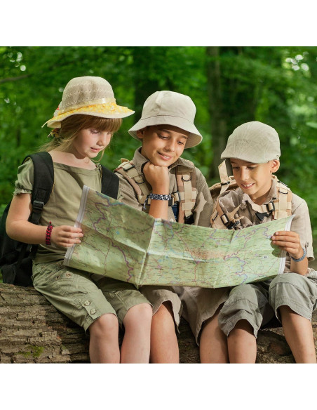 Bonuci 24 Pulseras de Paracord Ajustables para Supervivencia