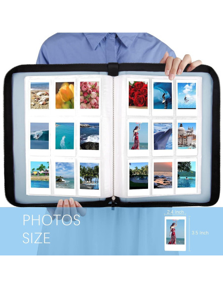 Álbum de Fotos 540 Bolsillos Ruibytree para Instax y Polaroid