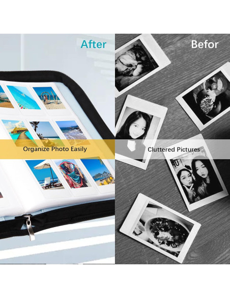 Álbum de Fotos 540 Bolsillos Ruibytree para Instax y Polaroid