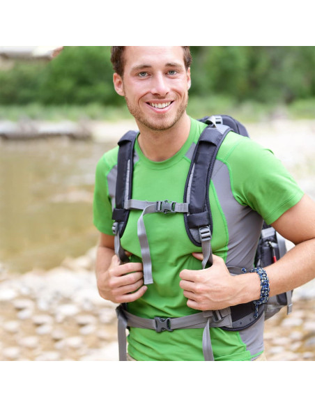 Bonuci 24 Pulseras de Paracord Ajustables para Supervivencia