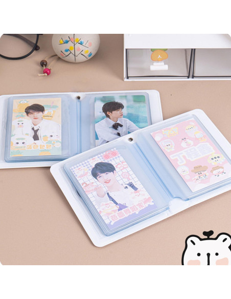 Álbum de Fotos Mini Halyuhn 3 Paquetes 32 Bolsillos Corazón