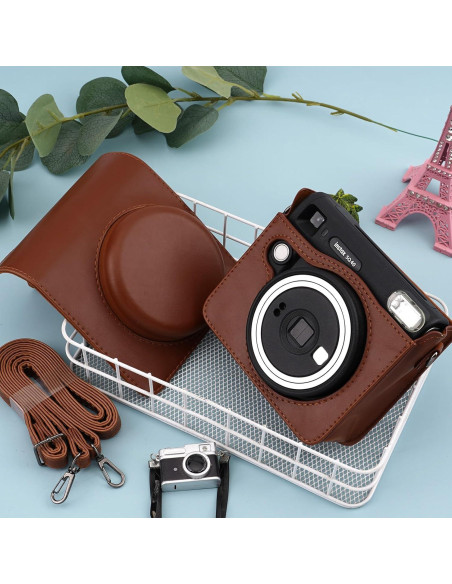 Funda Protectora Frankmate para Cámara Fujifilm Instax SQ40/SQ1 con Correa Ajustable