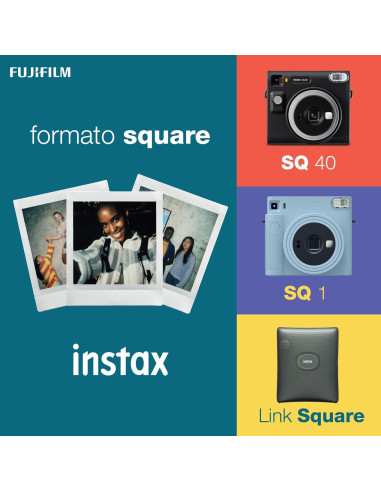 Paquete de Película Instantánea FUJIFILM Instax Square - 20 Exposiciones